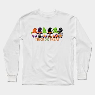 Trick or Treat Gnomes Long Sleeve T-Shirt